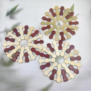 Alfombrilla anti-escaldaduras, alfombrilla para cuencos, alfombrilla resistente al calor, alfombrilla doméstica de tienda de dos dólares, alfombrilla para mesa de cocina, alfombrilla de bambú, alfombrilla para ollas, posavasos - Product Image 1