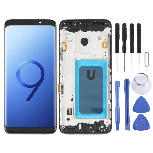 Lcd Screen TFT Digitizer Full Assembly Original for Samsung S9 Plus D=display With Frame for Samsung Galaxy Plus Display CN;GUA