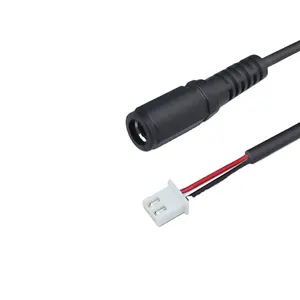 Wavelink DC To 2 Core Wire Xh 2.54 Battery Terminal Connecting Dc Cable 5.5 X 2.1mm Od 3.5mm DC Power Plug Connector Cable