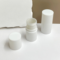 Nouveau Contenant Cosmétique Vide Rond Blanc 5G pour Déodorant Solide, Stick de Protection Solaire, Stick de Blush et Stick Correcteur – Matériel d'Emballage Cosmétique