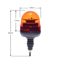 Feux de signalisation à profil bas à montage multiple, 39 LED haute intensité, lampe d'avertissement ECE R65/R10 IP66 pour tracteurs agricoles et moissonneuses-batteuses