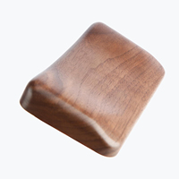 Repose-poignet ergonomique en bois de noyer massif pour souris, antidérapant, réduction de la fatigue, cadeau