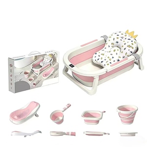 Ensemble de baignoire pliable multifonctionnelle <span class=keywords><strong>pour</strong></span> bébé Mingtu avec détection de température, <span class=keywords><strong>pour</strong></span> les enfants de 0 à 3 ans - Product Image 2