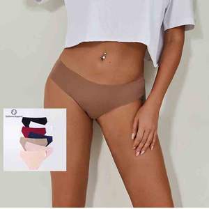 Fabriek Outlet Ropa Interieur De Mujer Comfortabele Onderbroek No Show Onzichtbaar Spreekloos Ijs Zijde Naadloze Slip Vrouwen Kort - Product Image 1