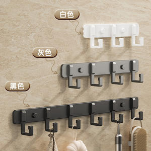 Ganchos Adhesivos de Aleación de Aluminio para Montar en la Pared, Gancho Antideslizante con Capacidad de Carga de 3 a 5 kg, para Baño, Cocina, Inodoro - Product Image 5