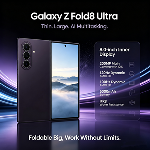 Nuovo Arrivo Versione Globale Originale Samsung Z Fold 8 Ultra Smartphone a Scheda Singola Schermo da 8 Pollici - Product Image 1
