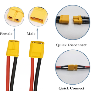 Tùy Chỉnh Dây Nhà Sản Xuất Xt30 Xt60 Xt90 Kết Nối Amass Cắm Nam Nữ Khai Thác Lắp Ráp Cáp Cho RC Lipo Pin Cáp Bay Không Người Lái - Product Image 2