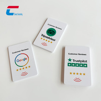 Tarjeta Cxj Google Review con código Qr 13,56 Mhz Nfc Smart Whatsapp Card Tap para revisar tarjetas