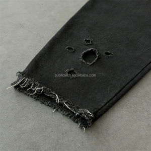 Camiseta de manga larga para hombre, estilo vintage, con efecto desgastado, estampado digital personalizado, lavado ácido, gráfico, talla grande, para primavera - Product Image 3