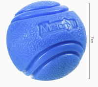 Eisenka – balle solide en caoutchouc thermoplastique pour chien, élastique, résistante aux morsures, jouet de lancer en corde pour l'extérieur, entraînement de récupération MJ119
