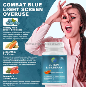 Ausreson OEM Luteína y arándano Complex Eye Vision Healthcare Suplemento 500mg Cápsula de arándano de luteína a granel - Product Image 3