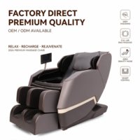 Fauteuil de massage 8D à points fixes, corps entier, qualité supérieure, gravité zéro, pétrissage profond, sacs d'air, inclinable, direct usine, OEM ODM