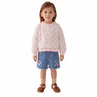 Vente en gros de pulls tricotés Jacquard pour filles, cardigan pour la Saint-Valentin pour filles, vêtements personnalisés pour enfants, pulls jacquard