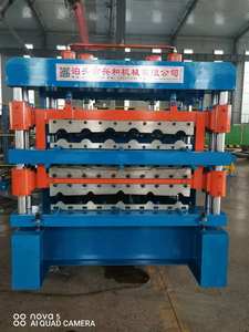 자동 컬러 루프 시트 제작 기계 3중 데크 프로파일 루프 벽 패널 롤 성형 제작 기계 - Product Image 4