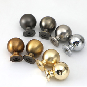 Luxury Solid Zinc Alloy Cabinet Round <strong>Knob</strong> Pulls Kitchen Wardrobe Drawer Apartment Hotel Furniture Hardware Handles - Product Image 4