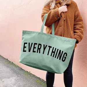 Sac fourre-tout pour femme extra large à prix avantageux, sac de plage écologique en toile, sac fourre-tout en toile de coton - Product Image 3