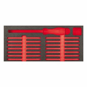 Usag 519 M 333KV Ensemble d'outils avec étui rigide en plastique, embouts de tournevis, réparation mécanique 37x23x7.5cm - Product Image 1