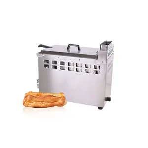 Gas fritte use mit Temperatur regelung Counter Top Druck fritte use 1-Tank 2-Korb Gas Deep Chicken Fryer