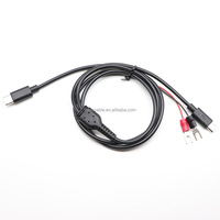Cable USB Tipo-C Macho a Micro USB de 5 Pines Macho + Terminal Spearfish de 3.7 mm, Cable Tipo-CY