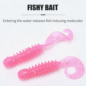 LUSHAZER 20 pcs/sac Appâts de pêche <span class=keywords><strong>Leurre</strong></span> souple 35mm Appâts de pêche <span class=keywords><strong>pour</strong></span> bar truite <span class=keywords><strong>brochet</strong></span> Leurres souples Silicone Artificiel Plastique Appâts - Product Image 5