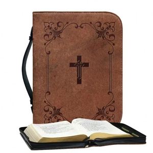 Fábrica de origen con certificación BSCI, funda para Biblia de alta calidad con cierre de cremallera y asa. - Product Image 6