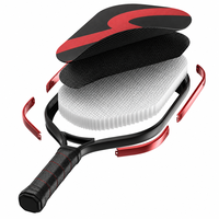 Pala de Pickleball de Fibra de Carbono Cruda Lingjun BOOMSTIK T700 de 16 mm, Aprobada por la USAPA, Raqueta Profesional Alargada, Logotipo Personalizado, Venta al Por Mayor OEM