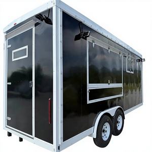 Camion de restauration mobile en acier inoxydable résistant à la rouille pour bonbons, bubble tea, café, gaufres, restauration rapide, boissons froides - Product Image 1