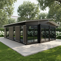 Maison conteneur extensible de luxe en acier galvanisé étanche de 20 pieds et 40 pieds pour bureau ou bâtiment