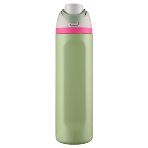 Bouteille d'eau isotherme en acier inoxydable de 17 oz avec poignée, imprimée en sérigraphie, pour le sport et les voyages en extérieur, écologique - Product Image 5