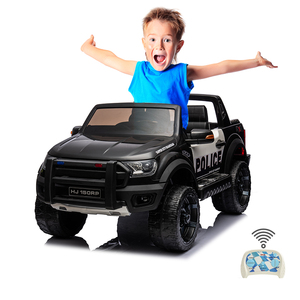 Powerwheels 24V Battery Powered 4-<b>Wheel</b> Remote Control <b>Plastic</b> Ride-On Truck for 2-8 Years 2 Seats - Product Image 1
