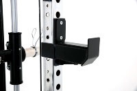 Nouveau Rack Multi-Smith 2026 Gris Foncé en Métal – Équipement de Gymnastique à Domicile pour Entraînement de Force, Exercices Triceps et Musculation