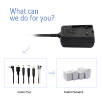 Chargeur universel AC DC 5V 12V 24V 1A 2A 3A 5A, prise AU EU UK US, alimentation à découpage, adaptateur secteur 24W