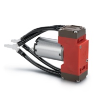 Sikat Motor 7.2L/Min DC, pompa udara diafragma mikro kepala ganda elektrik kecil FKM antikarat 12V 24V