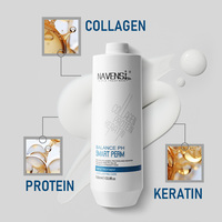 Traitement capillaire à la kératine protéinée Navensi, crème lissante pour cheveux à l'huile d'argan pour salon