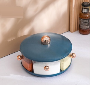Boîte d'assaisonnement à épices rotative à 360 degrés pour pot d'assaisonnement au glutamate monosodique domestique - Product Image 4
