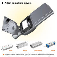 Vente flash : Boîtier d'éclairage LED de rue AC 150W IP66 en aluminium pour éclairage routier
