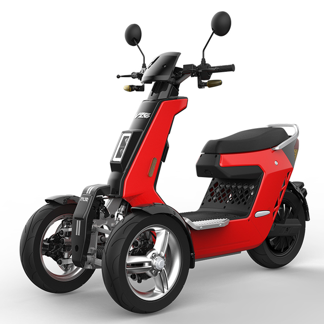 V28 3 Wheel Electric Scooter Tricycle Motorcycle Electric Powered Tricycle with CBS Brake System