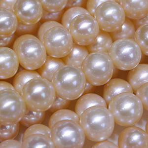 Collier de perles d'eau douce naturelles de 9 à 10 mm avec cercle presque parfait, couleur blanche brillante, boucle rétro luxueuse - Product Image 3