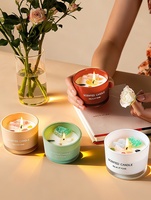 Kristallstein Duftkerze Sojawachs Natürliche Aromatherapie Glasgefäß Wohndekor Geschenk Großhandel Individuelles Logo Dropshipping Rauchfrei