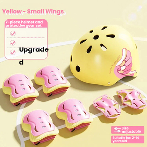 Attrezzatura Protettiva Sportiva per Bambini, Nuovo Set 2-14 Anni, Protezioni per Polsi e Casco per Pattinaggio e Ciclismo - Product Image 6