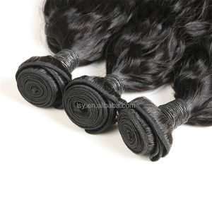 LSY <span class=keywords><strong>Hair</strong></span> Factory Venta al por mayor Paquetes de cabello humano Remy virgen brasileño Cutícula alineada Onda <span class=keywords><strong>natural</strong></span> sin procesar Afro/Curl/Tape 6x6 - Product Image 5