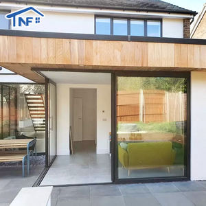 אוסטרליה הבית שימוש חיצוני מזוגג כפול מזוגג זכוכית סגסוגת אלומיניום הזזה דלתות הוריקן השפעה מודרני a2047 מוסמך - Product Image 3