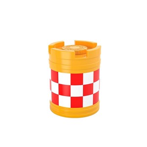 Barrera de Seguridad de Plástico con Patrón a Cuadros para Advertencia y Aislamiento Vial - Product Image 2