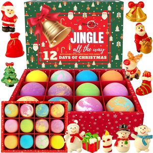 Calendario de Adviento Navideño con Bombas de Baño, Set de Regalo con Bombas de Baño y Juguetes en su Interior, 12 Días de <span class=keywords><strong>Cuenta</strong></span> Regresiva, Personalizable - Product Image 6