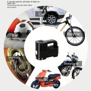 Compresseur d'air portable sans fil pour voiture, mini pompe 12V, gonfleur numérique automatique pour pneus - Product Image 4