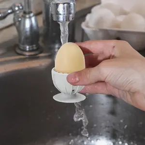 Sıcak satış yeni tasarım ev tavuk ve ördek yumurta silikon temizleme fırçası silikon yumurta yıkayıcı fırça temizlik için