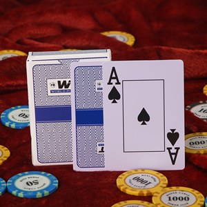 Customized Durable PVC Texas Hold'em Stylish Playing Cards for Casino Tournament Games Private Leisure <strong>Gathering</strong> Sessions - Product Image 3