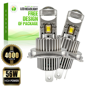 Ampoules de phares de voiture LED H4 56W Plug and Play d'origine pour véhicules agricoles ruraux et navigation sur routes sombres - Product Image 1