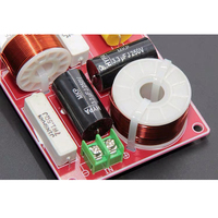 2PCS 2 Way 200W Audio Treble Bass Frequency Divider Home Theater Hifi Stereo 2 Unit Speaker Crossover Filters pcb assembly
