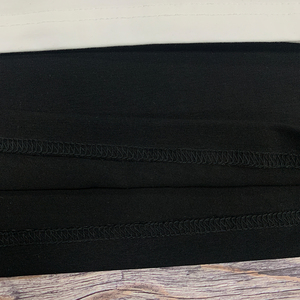 Cuello de algodón de alta calidad para mujer logotipo personalizado serigrafía etiqueta tejida marca Original Casual manga corta Camiseta bordada - Product Image 6